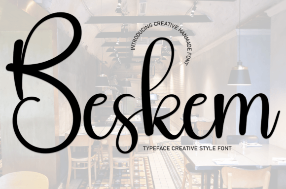 Beskem: A Sweet Handwritten Font for Scroll-Stopping Campaigns