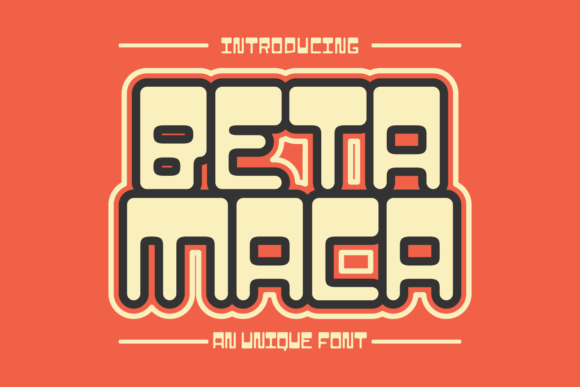 Beta Maca: A Bold Display Font That Makes Branding Feel Alive