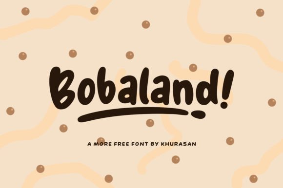 Bobaland Font: A Modern Display Typeface for Small Business Branding