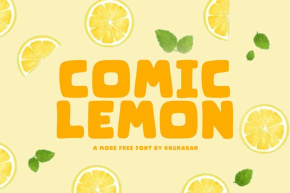 Comic Lemon: A Display Font with Editorial Charm