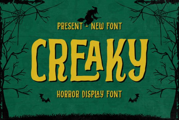 Creaky: A Spooky Display Font That Adds Instant Personality