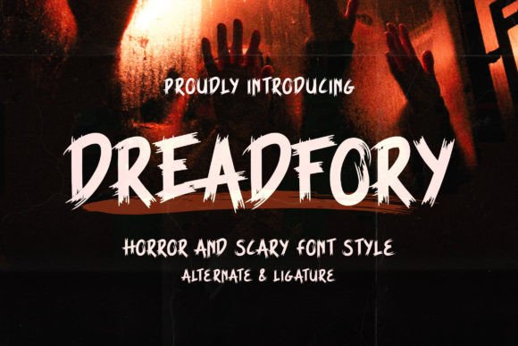 Dreadfory: A Spooky Display Font for Bold Digital Identity