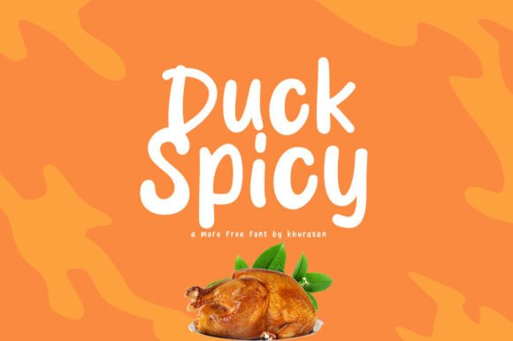 Duck Spicy: A Playful Handwritten Font for Crafters & Sellers