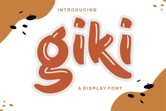 Giki: A Bold, Shiny Display Font That Elevates Real Small Business Branding