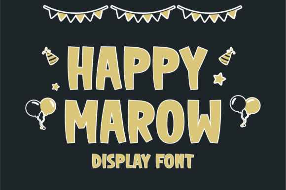 Happy Marrow: A Joyful Display Font for Small Business Branding