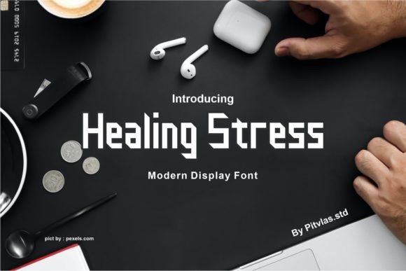 Healing Stress: A Display Font That Breathes With Your Content