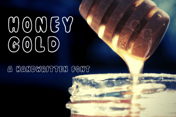 Honey Gold: A Playful Display Font That Delivers Campaign Personality