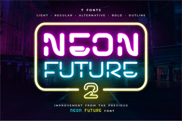 Neon Future 2: A Display Font That Feels Like a Quiet Moment of Clarity