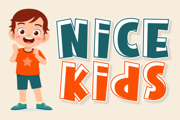 Nice Kids: A Playful Display Font for Scroll-Stopping Marketing