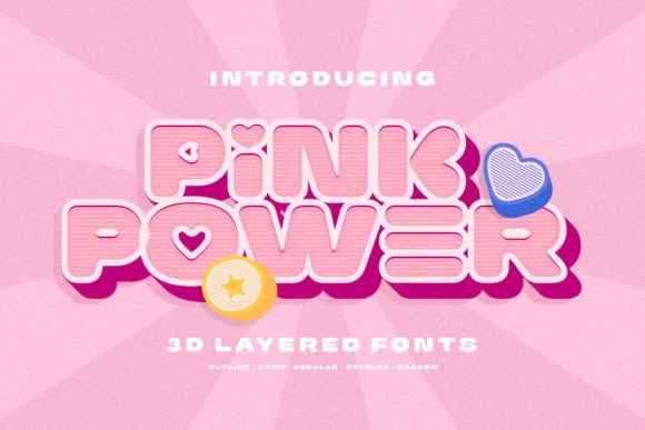 Pink Power: A Retro Display Font That Delivers Visual Punch