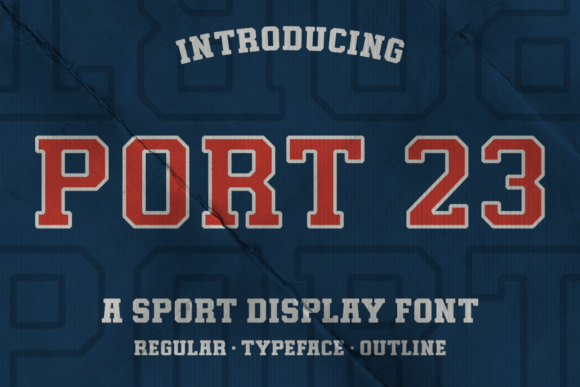Port 23: A Sporty Display Typeface with Editorial Poise