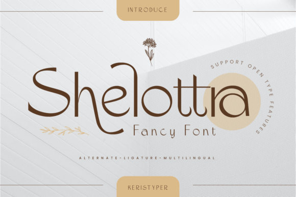 Shelottra: A Magical Sans Serif Display Font for Handmade Creators