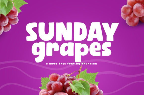 Sunday Grapes: A Modern Handwritten Display Font for Scroll-Stopping Campaigns