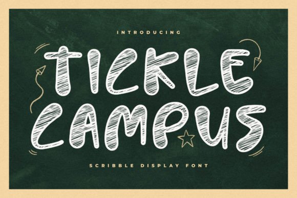 Tickle Campus: A Warm, Playful Display Font for Editorial Charm